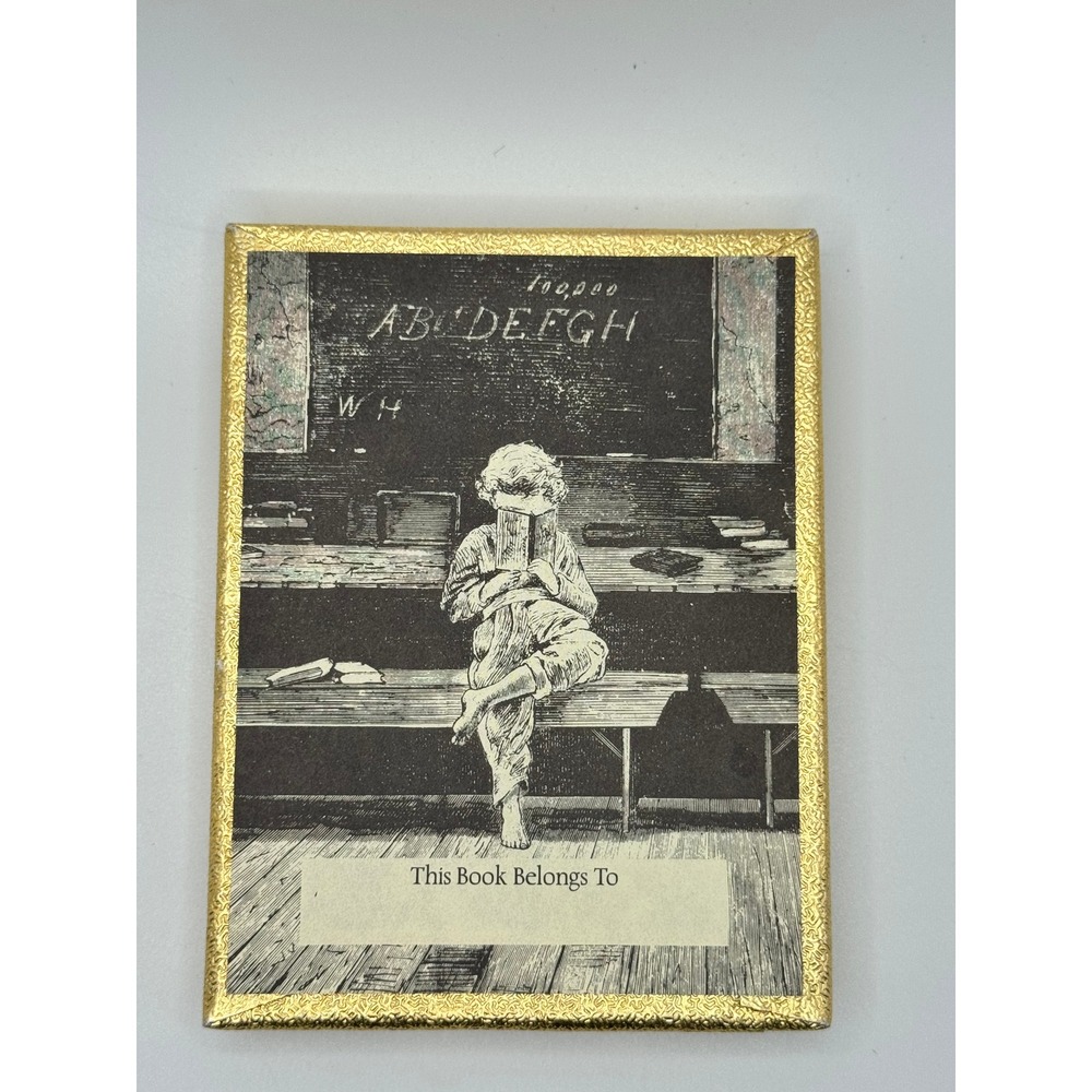 Vintage Antioch Boy‎ at Chalkboard Bookplates Decorative Gummed Labels